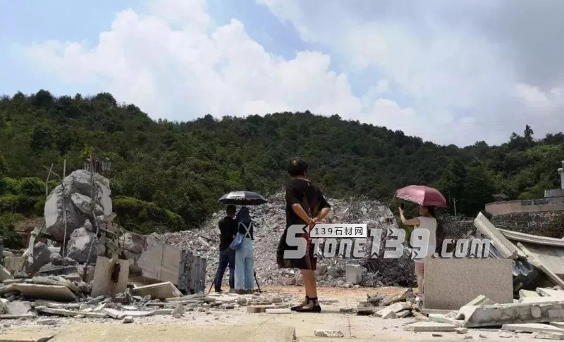 浙江溫州全石材別墅造價上億，卻因違建被拆除