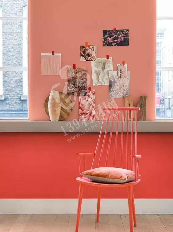 2019年流行的“珊瑚橘”主打色調(diào)