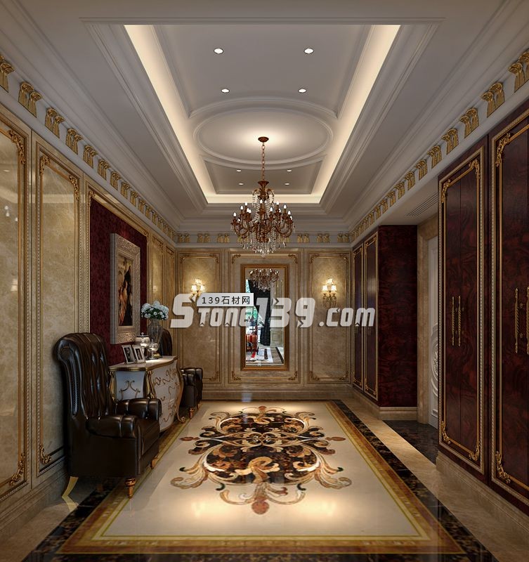 想要時尚潮流的玄關(guān)，試試大理石吧