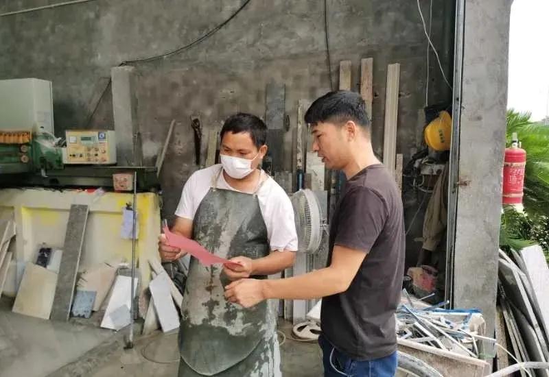 浙江海寧市長安鎮(zhèn)辛江片區(qū)整治石材加工行業(yè)