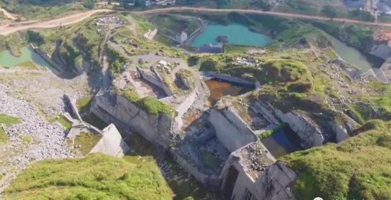 圖賞封礦后的福建最大石材礦山——長(zhǎng)泰吳田山！